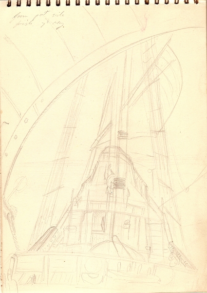 Mayflower: From port side foc's'le